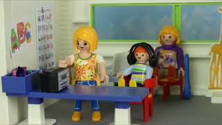 Playmobil Film quotGreta´s und Heinrichs Kindergartenzeit  Einschulungquot Familie Jansen  Kinderfilm [upl. by Anoli]