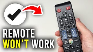 How To Fix Any TV Remote Not Working  Full Guide [upl. by Auberta]