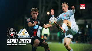 SKRÓT  Polonia Warszawa  Stal Rzeszów 15 kolejka Betclic 1 Ligi 4112024 [upl. by Hardunn846]