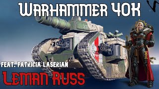 Leman Russ feat Patricia Laserian 85K Damage Warhammer 40000 Premium Tank WoT Console [upl. by Nahtnamas]