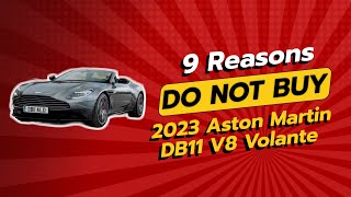 🚗 2023 Aston Martin DB11 V8 Volante  9 Reasons NOT to Buy 😱 [upl. by Beasley]