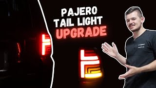 Mitsubishi Pajero LED Tail Light Upgrade Looks Mint [upl. by Custer]