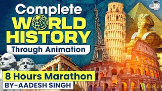 Complete World History in 8 Hours Through Animation  UPSC IAS [upl. by Sheets]