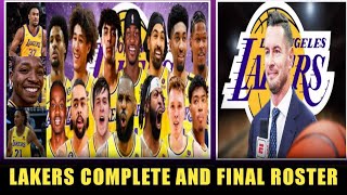 LAKERS FINAL ROSTER FOR 202425 NBA SEASON [upl. by Warms]