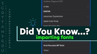 Importing Fonts into LumaFusion [upl. by Rodnas47]