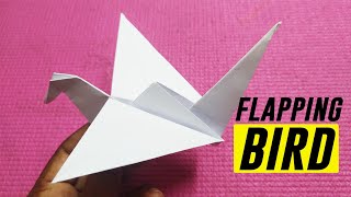 How To Make an Origami Flapping 🐦 Bird  Easy Origami Instructions  paper crafts 5MinuteCraftsYouTube [upl. by Loferski]