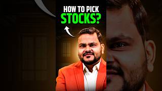 How to pick stocks CAAnkushJain SEBIRA StocksToBuy StckSelection [upl. by Ysnap]