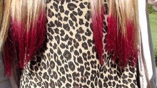 How To Dip Dye The Ends of Your Hair Pink [upl. by Atinuaj]