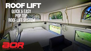 AOR  Handover  Pop Top Models  Easy roof lift system  2020 [upl. by Farlee]