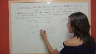 QUIMICA Ejercicio 6 Estructura atómica  Cálculo energía transición sabiendo el valor de landa [upl. by Leahci]