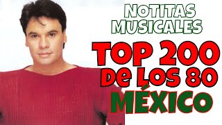 Top 200 de los años 80 🇲🇽 Las Mejores Canciones en Español en México NOTITAS MUSICALES [upl. by Cibis33]