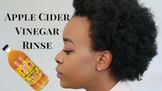 How to Do An Apple Cider Vinegar Rinse on Natural Hair  Laurina Machite [upl. by Ynattyrb998]