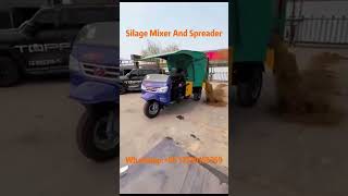 Silage Mixer And Spreader A Good Helper For Feeding Cattle And Sheepsilage mixer spreader [upl. by Bohner981]