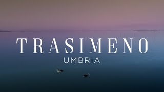 Lake Trasimeno  Umbria  Italy Aerial Drone Video [upl. by Aicile]