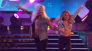 Brooks Nader’s Hair Metal Night Cha Cha – Dancing with the Stars [upl. by Amaerd586]