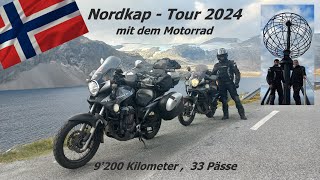 Nordkap Tour 2024 mit dem Motorrad Norwegen Honda XL 700 Transalp Vater und Sohn [upl. by Akiria]