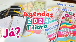 MOSTRANDO AS AGENDAS DA TILIBRA 2024 🩷💜💚 [upl. by Jasik]