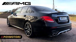 Mercedes AMG E53 4Matic 2019  4K CITY POV Test Drive [upl. by Ches]