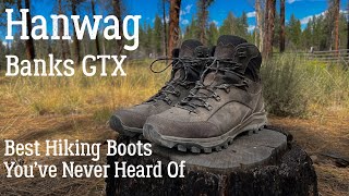 Hanwag Banks GTX Review — Excellent waterproof hiking boots from a lesser known German brand [upl. by Ativla]