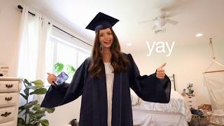 I GRADUATED HIGH SCHOOL🎓grad party prep  vlog [upl. by Kelcie]