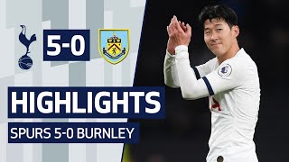 HIGHLIGHTS  SPURS 50 BURNLEY  ft Heungmin Sons wonder goal [upl. by Adnauq839]