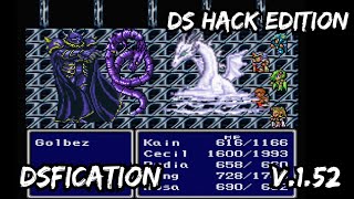 Final Fantasy IV Snes DS Hack Edition DSfication v152 Golbez Boss snes ffiv ffii [upl. by Yc879]