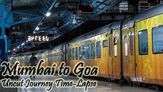 Uncut Journey Mumbai to Goa in 28 Minutes The Tejas Express TimeLapse [upl. by Zachariah]