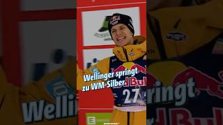 Wellinger fliegt zu Silber  Sportschau shorts [upl. by Aicilic434]