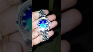 Mens Rolex Datejust Diamond Watch 36mm [upl. by Yellhsa]