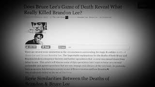 Did Bruce Lee’s Game of Death Predict How Brandon Lee Would Die [upl. by Naivatco]