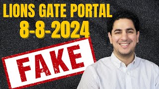 882024 Lions Gate Portal  888 Portal  BE CAREFULL [upl. by Aliab]