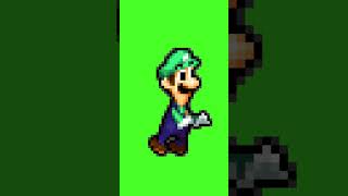 Luigi Sprite Animation Green Screen shorts [upl. by Rats]