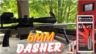 Hornady 80gr ELDVT 6MM Dasher [upl. by Enrahs]