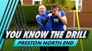 Shooting and Heading Challenge  You Know The Drill  Preston North End with Jordan Hugill [upl. by Atrebla721]