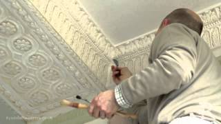 Ornate Plaster Restoration  Ryedale Plasterers Limited [upl. by Drawd]