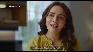 Havells Alkaline Water Purifiers  Sahi Paani Ka Sign Havells Alkaline  Telugu [upl. by Boynton807]