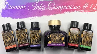 Diamine Inks Comparison 12 [upl. by Henig]