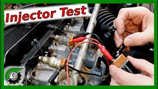 9v Battery Fuel Injector Test Jeep Fuel Injectors [upl. by Ttenna81]