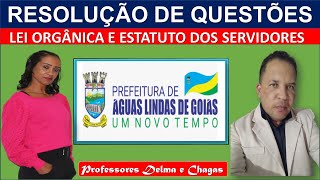 RESOLUÇÃO DE QUESTÕES P ÁGUAS LINDASGOProfs Chagas e Delma [upl. by Delly767]