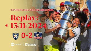 TNT Sports Replay  Huachipato 0  2 Colo Colo  Supercopa CocaCola Sin Azúcar 2024 [upl. by Yremrej311]