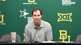 Presser Scott Drew and Players Preview Baylor Basketball vs Sam Houston [upl. by Ervine]