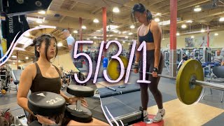 A Week of Workouts Trying the 531 powerlifting split [upl. by Castorina]