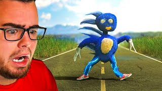 Reacting to SONIC but its VERY WEIRD Sanic [upl. by Lazaruk]