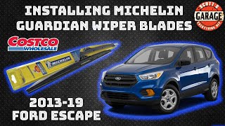 How to Quickly and Easily Install Michelin Guardian Wiper Blades on Your Ford Escape costco [upl. by Acinimod]