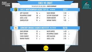 Sowerby Bridge Church Institute CC 3rd XI v Shelf Northowram Hedge Top CC 3rd XI [upl. by Mead]