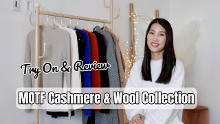 MOTF Try On  MOTF Cashmere amp Wool Collection FW23  Chris Han [upl. by Nic]