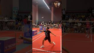 Indonesian players effortless backhands🔥🔥🔥badminton badmintonindonesia shorts [upl. by Wolfgang]