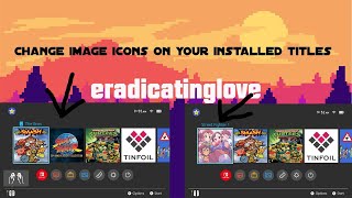 Change image icons on your switch titles works with 1500 [upl. by Nagaer]