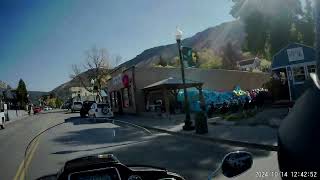 Riding Harley Davidson Road Glide in Lava Hot Springs Idaho harleydavidson idaho roadglide [upl. by Ettennig]