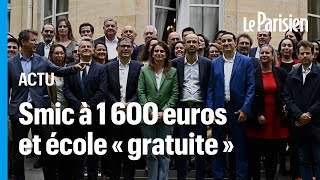 Smic à 1600 euros école chômage retraites les mesures annoncées par le Nouveau Front Populaire [upl. by Hedvig346]